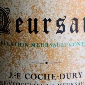 J F COCHE DURY – 2020 & 2021 – MEURSAULT & BOURGOGNE BLANC